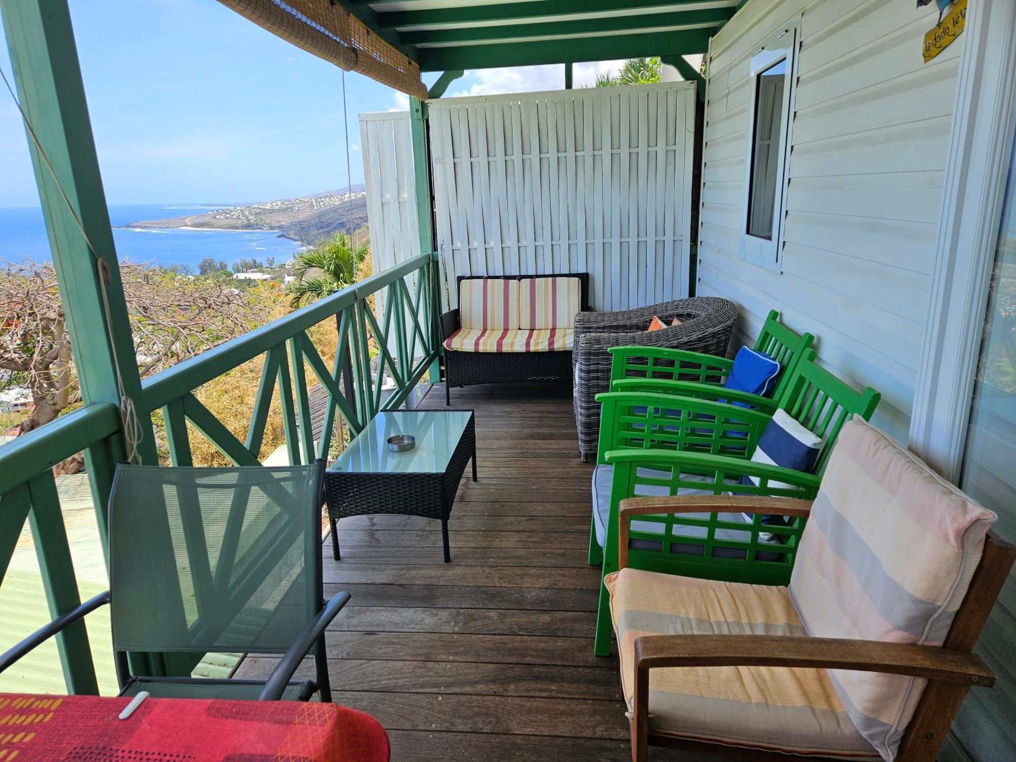 Chalet Sunset, Vue Panoramique Sur La Baie, Proche De Saint-Leu Et Ses Plages ภายนอก รูปภาพ